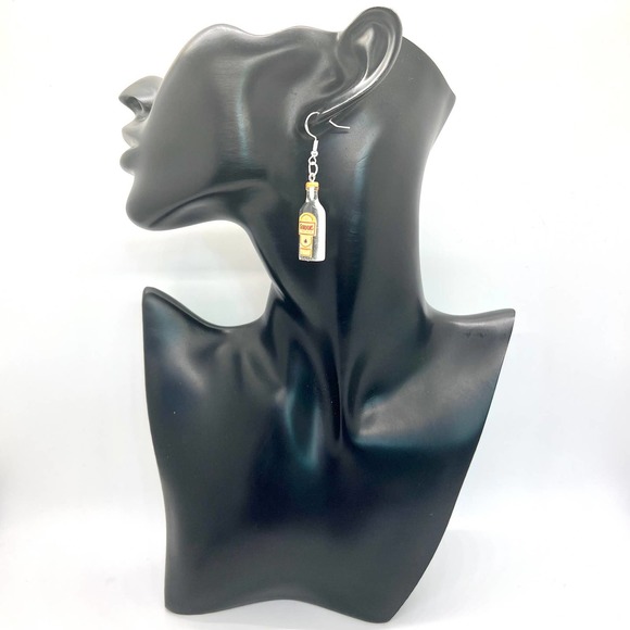 Gordons Gin Earrings - Alcohol Earrings - New Years Earrings - Party Earrings - Picture 6 of 8